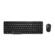 Комплект (клавиатура, мышь) беспроводной Rapoo X1800S Combo Wireless Black