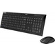 Комплект (клавиатура, мышь) беспроводной Rapoo 8210M Wireless Black
