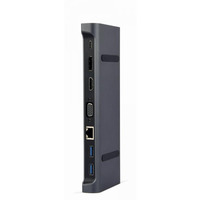 Док-станция Cablexpert USB-C 9-в-1 (A-CM-COMBO9-02) USB-хаб + HDMI/VGA/PD/LAN/3.5-мм аудио