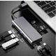 Док-станция ProLogix (PR-WUC-105B) 7 in 1 USB3.1 Type C to HDMI+2*USB3.0+PD+Lan+TF+SD