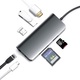 Док-станция ProLogix (PR-WUC-105B) 7 in 1 USB3.1 Type C to HDMI+2*USB3.0+PD+Lan+TF+SD