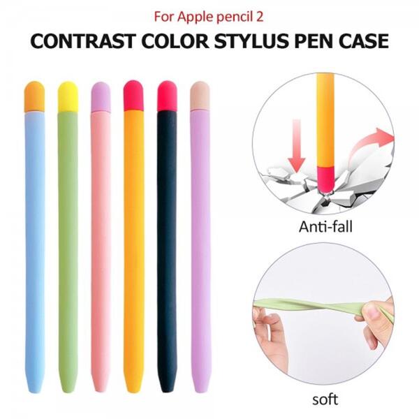Чохол Goojodoq Matt 2 Golor TPU для стилуса Apple Pencil 2 Yellow/Pink (1005002071193896YP)