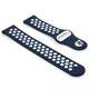 Ремешок BeCover Nike Style для Samsung Galaxy (20mm)/Watch 5/ Watch 4 40/44mm/Watch 4 Classic 42mm/Watch Active/Active 2 40/44mm/Watch 3 41mm/Gear S2/Classic/Gear Sport Blue-White (705698)