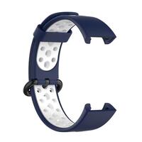Ремешок BeCover Vents Style для Xiaomi Redmi Smart Band 2 Blue-White (709426)