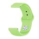 Силиконовый ремешок BeCover для Samsung Galaxy (20mm)/Watch 5/ Watch 4 40/44mm/Watch 4 Classic 42mm/Watch Active/Active 2 40/44mm/Watch 3 41mm/Gear S2/Classic/Gear Sport Lime (706183)