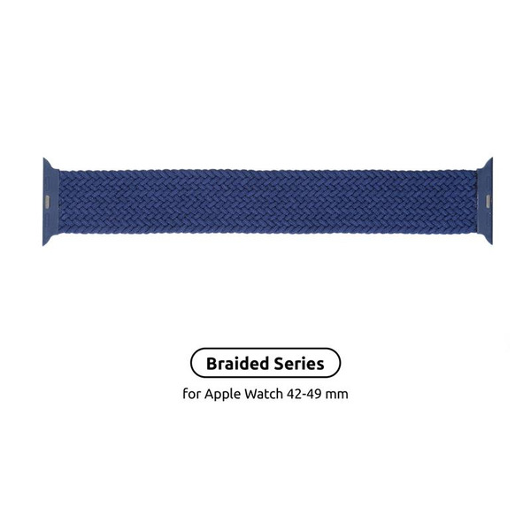 Ремешок Armorstandart Braided Solo Loop для Apple Watch 42mm/44mm/45mm/49mm Atlantic Blue Size 10 (172 mm) (ARM58080)