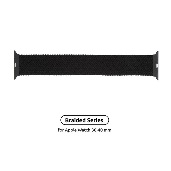 Ремешок Armorstandart Braided Solo Loop для Apple Watch 38mm/40mm/41mm Charcoal Size 2 (120 mm) (ARM58060)