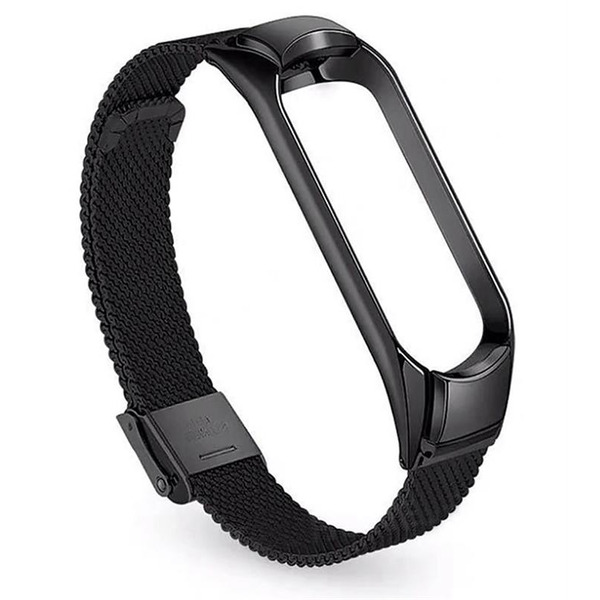 Ремінець BeCover Metal для Xiaomi Mi Smart Band 5/Mi Smart Band 6 Black (705146)