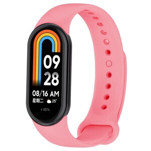 Силиконовый ремешок BeCover для Xiaomi Mi Smart Band 8 Rose Red (709410)
