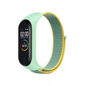 Ремешок BeCover Nylon Style для Xiaomi Mi Smart Band 5/Mi Smart Band 6 Green/Yellow (705420)