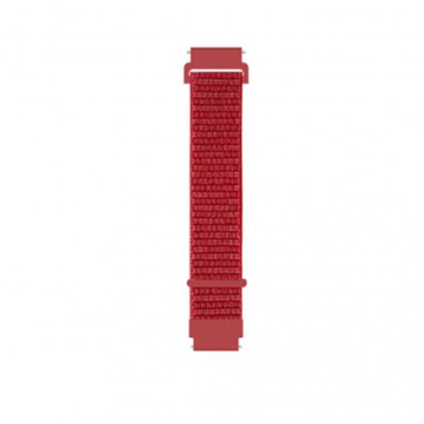 Ремешок BeCover Nylon Style для Xiaomi iMi KW66/Mi Watch Color/Haylou LS01/Watch S1 Active Red (705885)