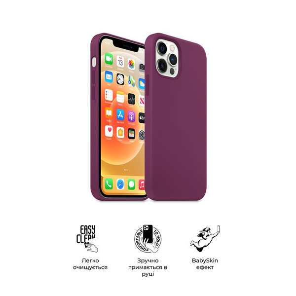 Чехол-накладка Armorstandart Icon2 для Apple iPhone 12 Pro Max Plum (ARM60575)