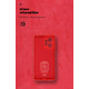 Чехол-накладка Armorstandart Icon для Xiaomi Redmi Note 12 4G Camera cover Red (ARM67703)