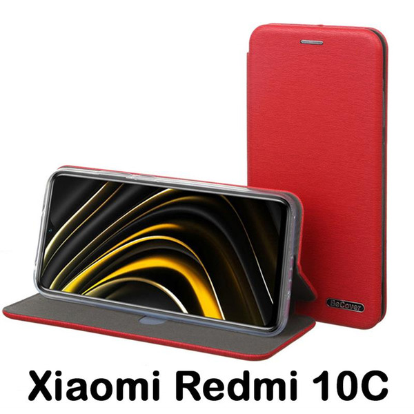 Чохол-книжка BeCover Exclusive для Xiaomi Redmi 10C Burgundy Red 707948
