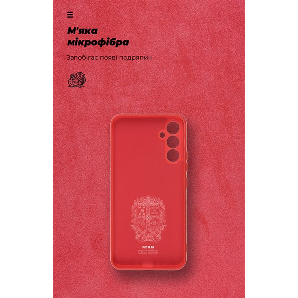 Панель ArmorStandart ICON Case для Samsung Galaxy A34 5G (A346) Camera cover Red (ARM66173)