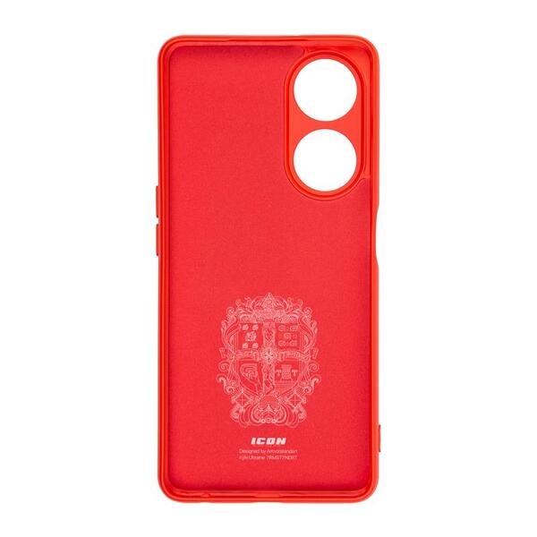 Чехол-накладка Armorstandart Icon для Oppo A98 5G Camera cover Red (ARM68574)