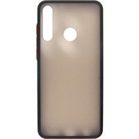 Чeхол-накладка Dengos Matt для Huawei Y6p Black (DG-TPU-MATT-54)