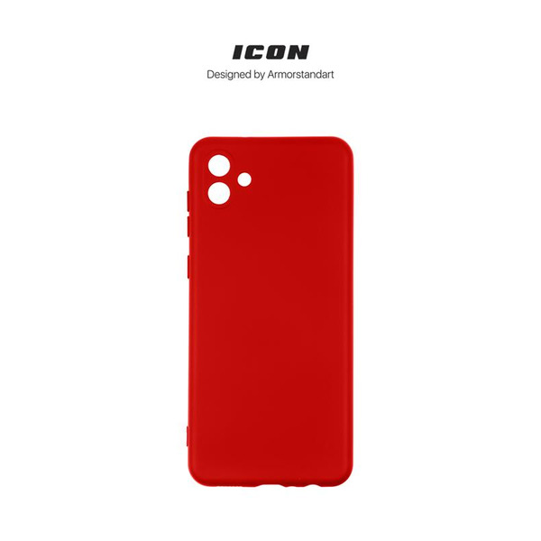 Чехол-накладка Armorstandart Icon для Samsung Galaxy A04 SM-A045 Camera cover Red (ARM63907)