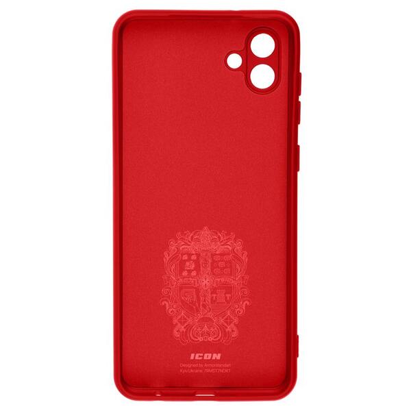 Чехол-накладка Armorstandart Icon для Samsung Galaxy A04 SM-A045 Camera cover Red (ARM63907)