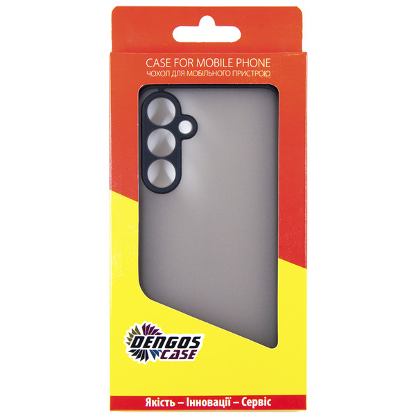 Чохол Dengos Matte для Samsung Galaxy S23 FE Black DG-TPU-MATT-131