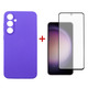 Чeхол-накладка Dengos для Samsung Galaxy S23 FE SM-S711 Purple (DG-KM-12) + защитное стекло