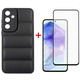 Чeхол-накладка Dengos для Samsung Galaxy A55 SM-A556 Black (DG-KM-57) + защитное стекло