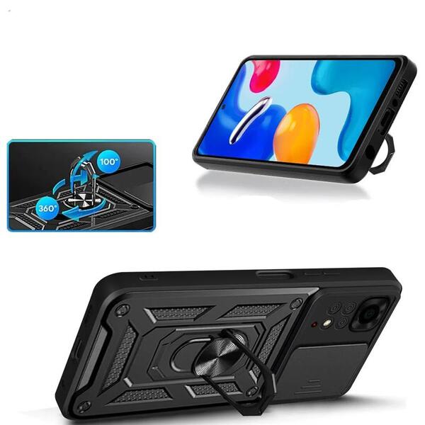 Чохол BeCover Military для Xiaomi Redmi Note 11 Pro/11 Pro Plus/12 Pro 4G Black 707421
