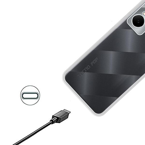 Чохол BeCover для Tecno Pop 6 Pro (BE8) Transparancy 708666