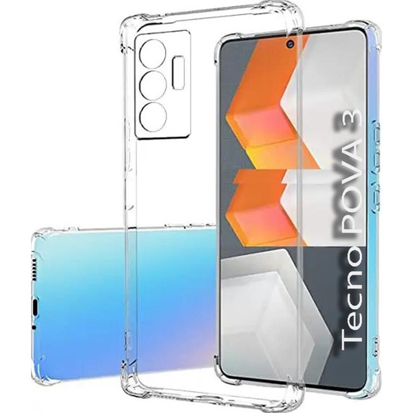 Чохол BeCover Anti-Shock для Tecno Pova 3 (LF7n) Clear 708906