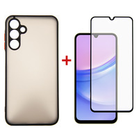 Чeхол-накладка Dengos для Samsung Galaxy A25 SM-A256 5G Black (DG-KM-65) + защитное стекло