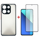 Чeхол-накладка Dengos для Xiaomi Redmi Note 13 4G Black (DG-KM-66) + защитное стекло