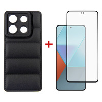 Чeхол-накладка Dengos для Xiaomi Redmi Note 13 5G Black (DG-KM-58) + защитное стекло