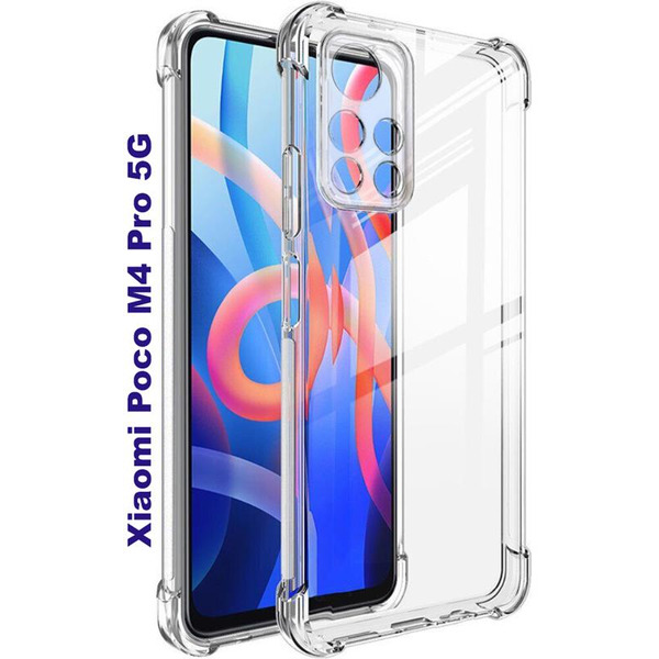 Чохол BeCover Anti-Shock для Xiaomi Poco M4 Pro 5G Clear 707198