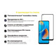 Защитное стекло BeCover для Oppo A74 4G Black (706656)