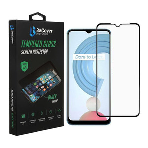 Защитное стекло BeCover для Realme C21Y Black (706904)