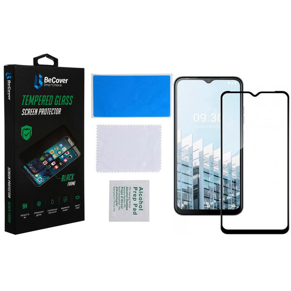 Защитное стекло BeCover для Tecno Pop 6 Pro (BE8) Black (708556)