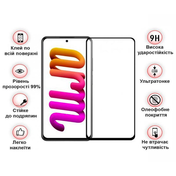 Защитное стекло BeCover для ZTE Blade V40/V40 Pro Black (708562)