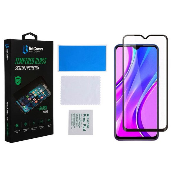Защитное стекло BeCover для Motorola Moto E20 Black (706900)
