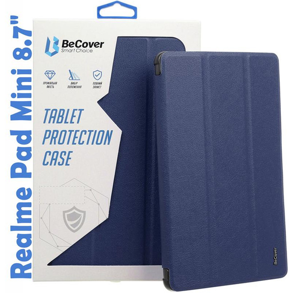 Чохол-книжка BeCover Smart для Realme Pad Mini 8.7 Deep Blue (708258)
