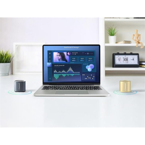 Портативна колонка Tronsmart Nimo Mini Speaker Polar Black + Nimo Mini Speaker Gold (994703)