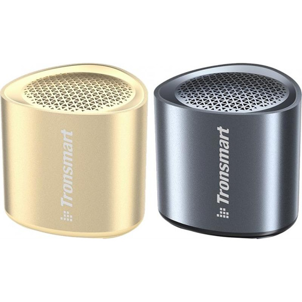 Портативна колонка Tronsmart Nimo Mini Speaker Polar Black + Nimo Mini Speaker Gold (994703)