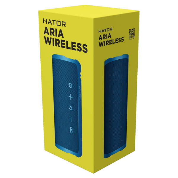 Портативна колонка Hator Aria Wireless Stormy Blue (HTA-202)