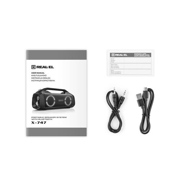 Акустическая система REAL-EL X-747 Black