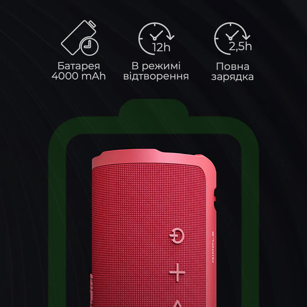 Портативна колонка HiFuture Ripple 30W Black (ripple.black.)