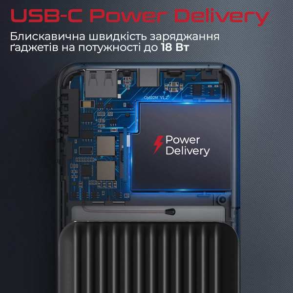 Зовнішній акумулятор (Power Bank) Promate Titan-30 Black 30000mAh