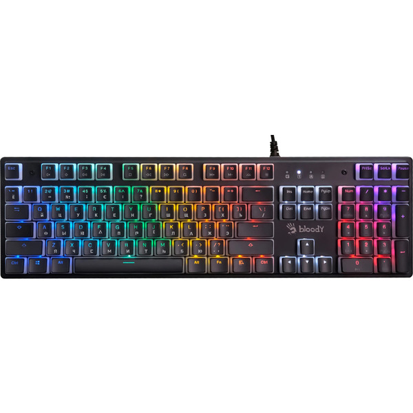 Клавіатура ігрова Bloody S510R Pudding Black