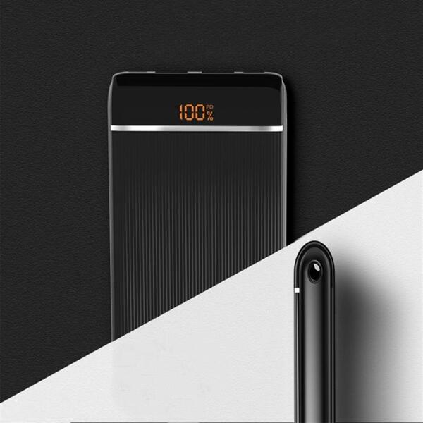 Зовнішній акумулятор (Power Bank) SkyDolphin SP28 PD+QC3.0 10000mAh Black (PB-000090)