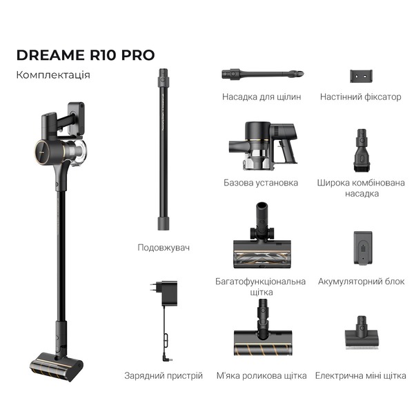 Пилосос Dreame R10 Pro (VTV41B)