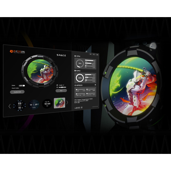 Система водяного охлаждения ID-Cooling Space LCD SL240 XE