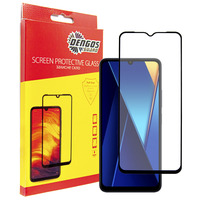 Защитное стекло Dengos для Xiaomi Poco C65 Black Full Glue (TGFG-352)